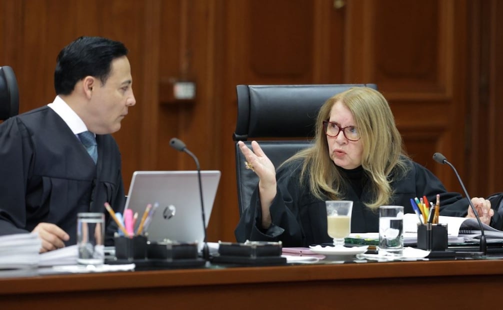 La ministra Loretta Ortiz Ahlf en sesión del Pleno de la Suprema Corte de Justicia de la Nación este jueves 29 de enero de 2026. Foto: Especial
