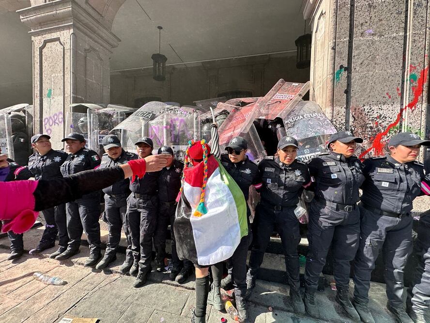 Marcha 8M en Toluca. Foto Claudia González