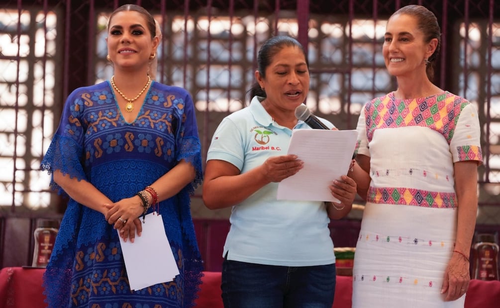 Presidenta Claudia Sheinbaum presenta nuevo centro de acopio del programa café y maíz del Bienestar Atoyac, Guerrero (10/01/2026). Foto: Presidencia