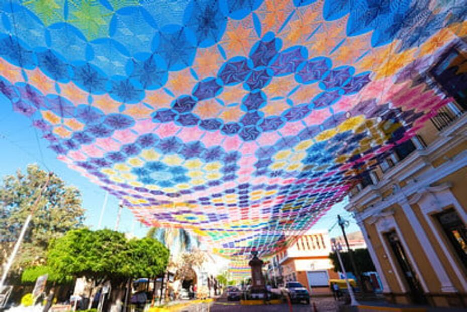 Etzatlán, en Jalisco, tiene el cielo tejido más grande del mundo