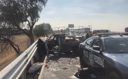 Suman 10 peregrinos lesionados por accidente en la México-Pachuca