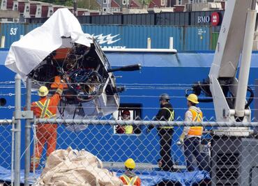 Llegan a Canadá los restos del Titán recuperados del fondo del Atlántico