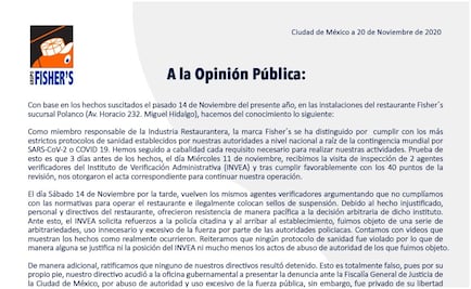Trabajadores ofrecieron “resistencia pacífica” a verificación arbitraria, dice Fisher’s