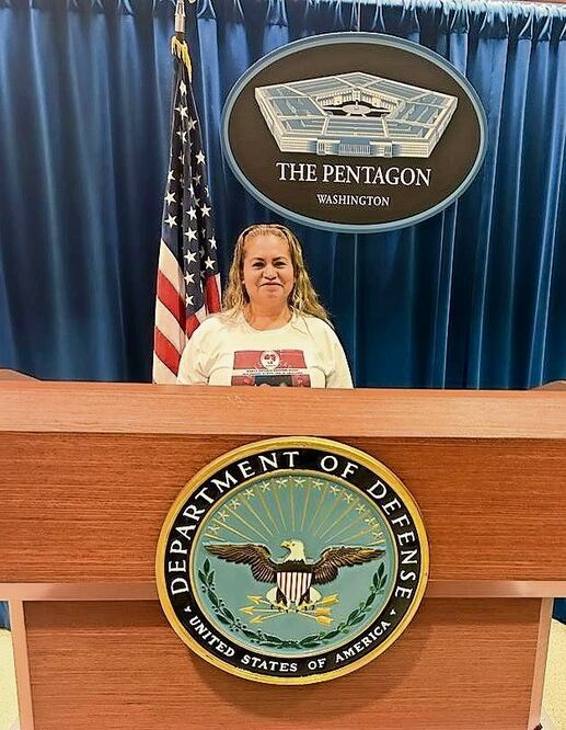 Ceci Patricia Flores participó en el encuentro Mujeres líderes: promoviendo la paz y la seguridad, realizado en Estados Unidos. Foto: Especial