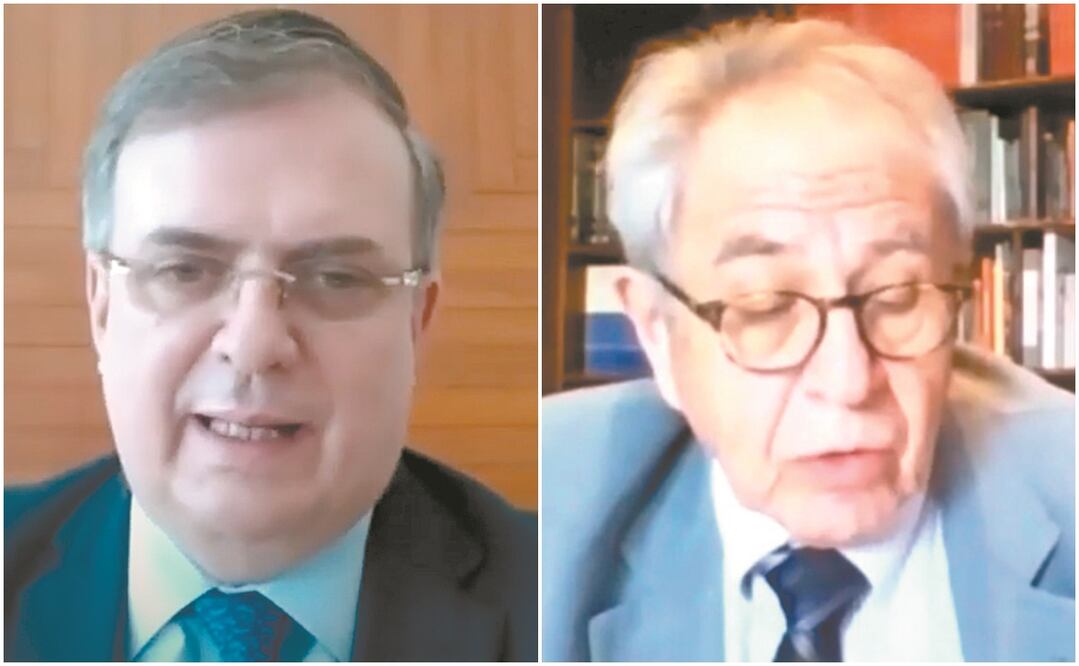 Marcelo Ebrard, secretario de Relaciones Exteriores y Jorge Alcocer, secretario de Salud. Fotos: Especiales