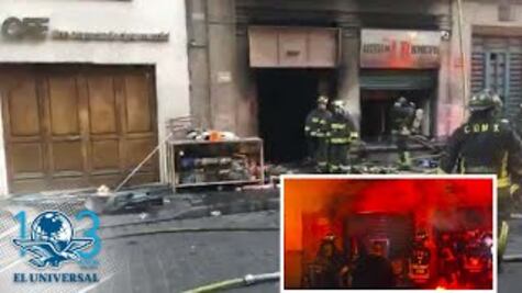Se incendia local en Centro Histórico