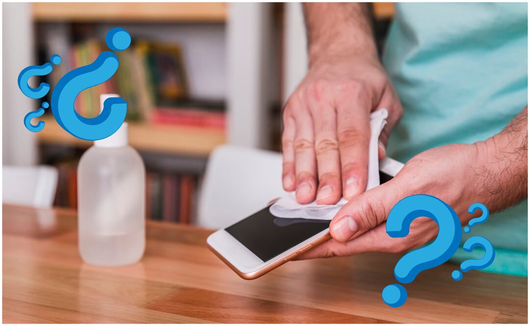 Conoce la mejor fórmula para limpiar tu celular y aparatos electrónicos. Foto: Canva