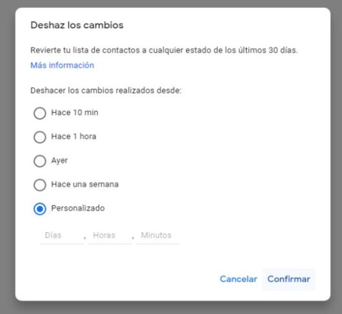 ¿Cómo recuperar contactos borrados de Gmail?