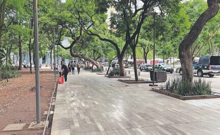 Liberan de ambulantes calle de la Alameda Central