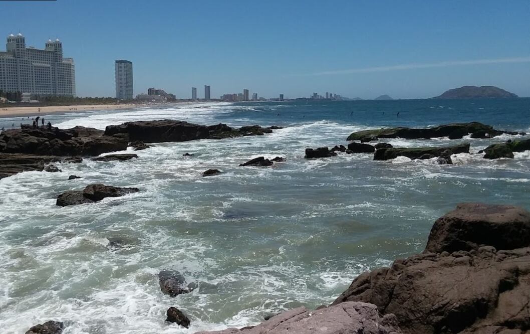Playa Brujas en Mazatlán. Foto: Google Maps