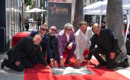 Intocable hace historia en Hollywood: la banda mexicana ya tiene su estrella en el Paseo de la Fama