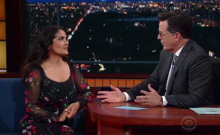 Salma Hayek llevó el mariachi a Cannes