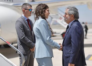 Canciller De la Fuente recibe en el AIFA a Kristi Noem, secretaria de Seguridad de EU; se reunirá con Sheinbaum