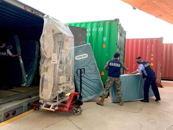 Elementos de la Marina han reparado 37 ventiladores volumétricos