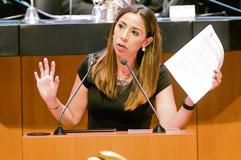 La senadora Marybel Villegas Canché se registró como candidata a presidir la Mesa Directiva del Senado para el último año de la LXV Legislatura. Foto: archivo/EL UNIVERSAL