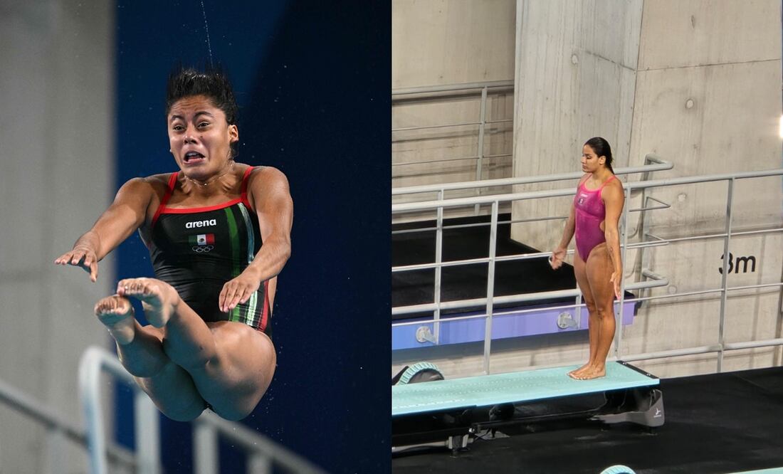 Aranza Vázquez y Alejandra Estudillo en los Juegos Olímpicos de París - Foto: AFP/ Arturo Sanguino