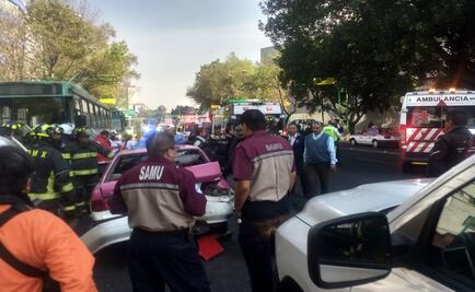 Choque en la colonia Guerrero deja dos lesionados