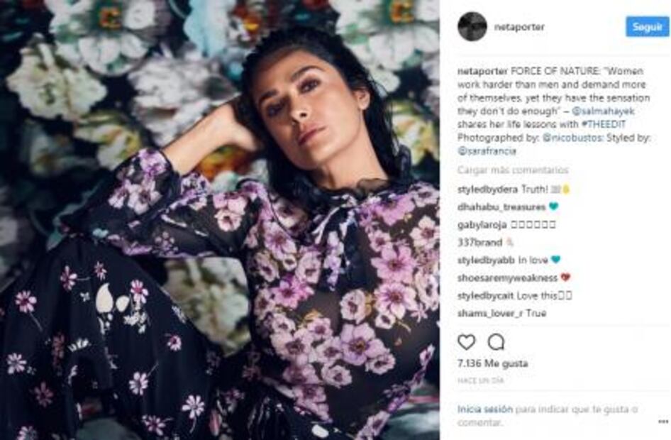 Salma Hayek confiesa lo que sí le duele perder con la edad