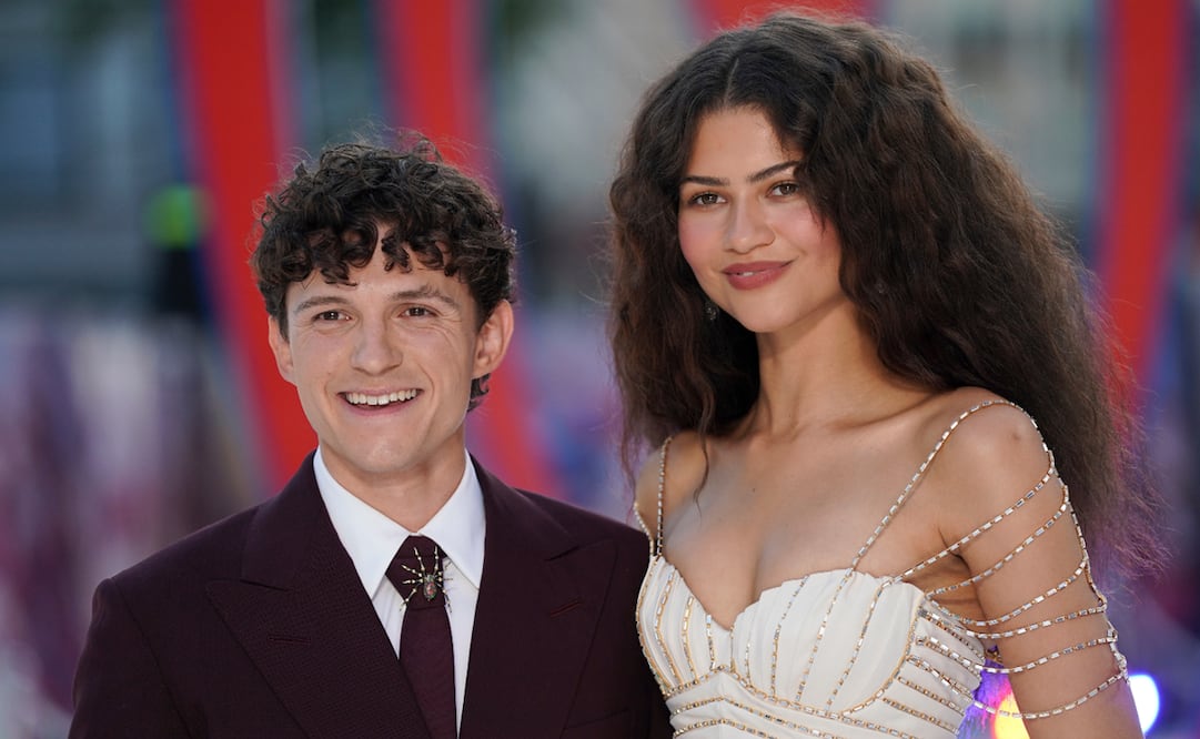 Tom Holland y Zendaya posan para los fotógrafos a su llegada al estreno de "Spider-Man: Brand New Day" en Londres, Inglaterra.
Foto de Alberto Pezzali/Invision/AP.