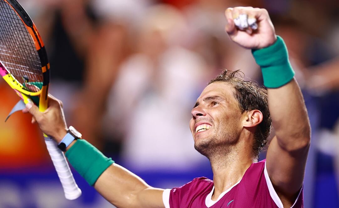 RAFA NADAL TRAS SU VICTORIA EN LA SEMIFINAL EN ACAPULCO - FOTO: EFE