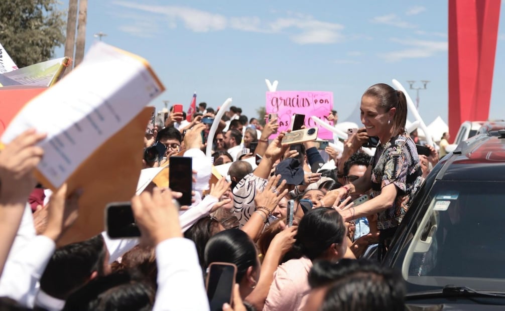 Claudia Sheinbaum presenta su segundo informe de gobierno en Tamaulipas, este 10 de septiembre de 2026. Foto: Presidencia