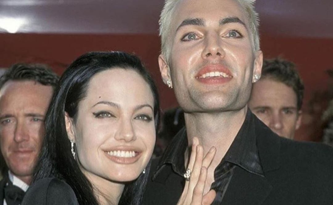 Angelina Jolie y su hermano James Haven. Foto: Twitter @irene_soldier