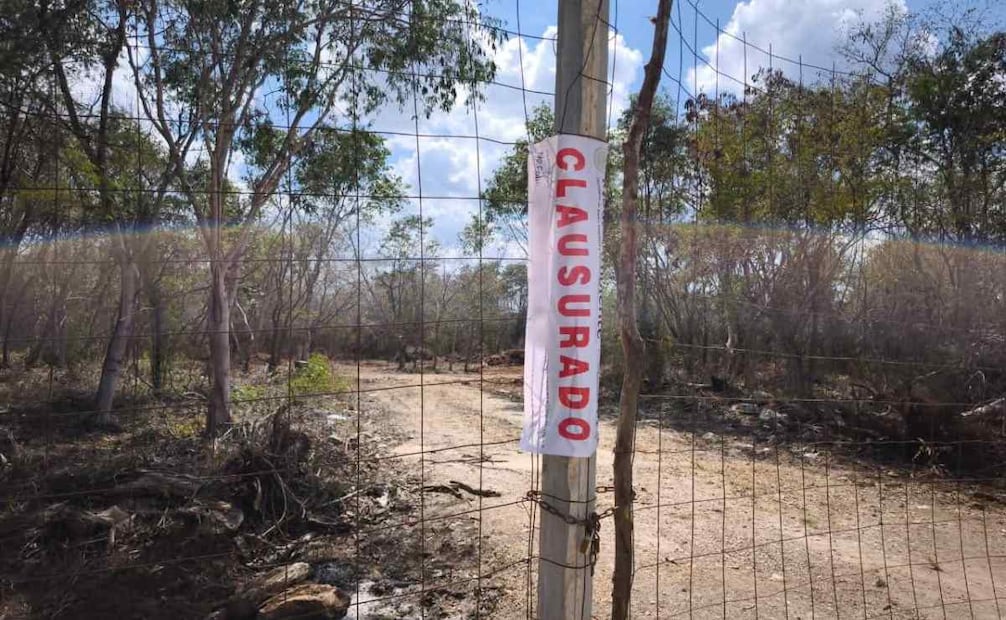 Zona clausurada de Yucatán (26/02/2026). Foto: Especial