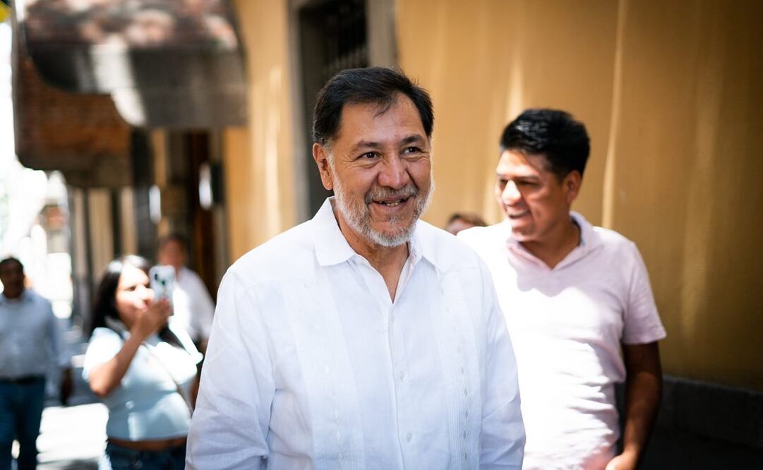 Gerardo Fernández Noroña durante gira de promoción. Foto: Twitter @fernandeznorona