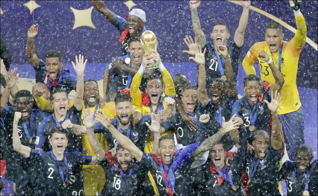 La Selección Francesa levantó su segunda Copa del Mundo. Foto: EFE