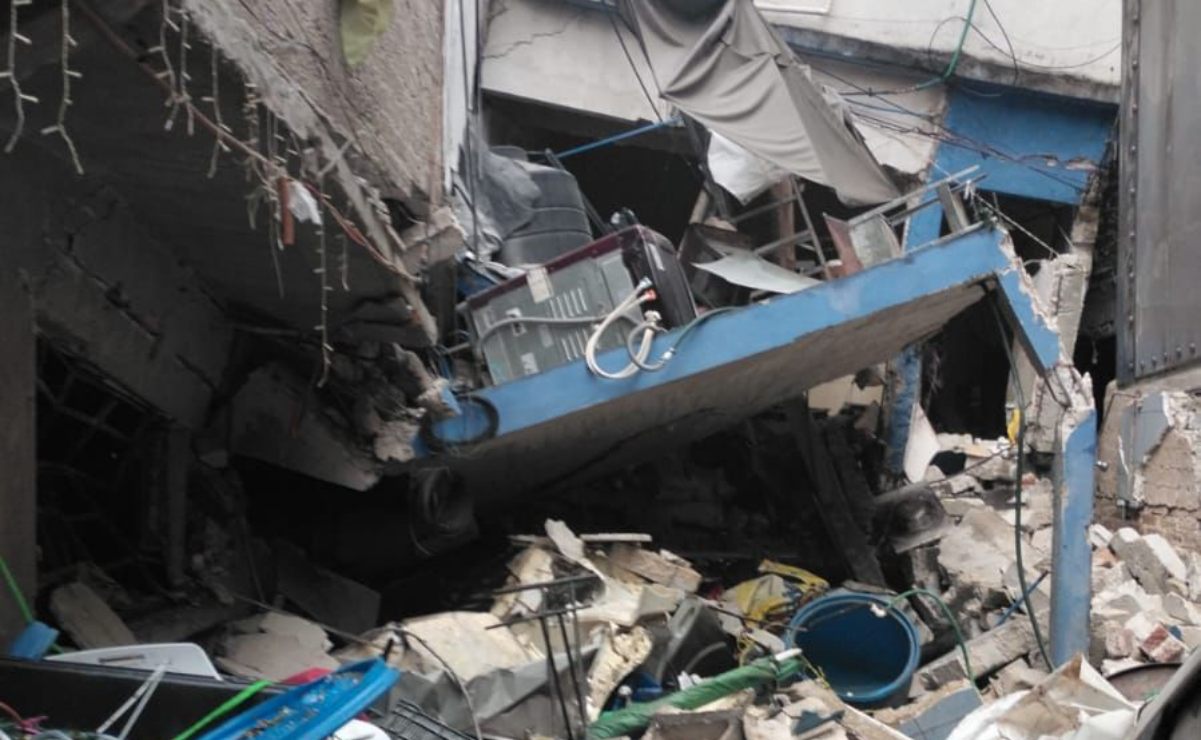 El estallido fue por acumulación de gas, informaron autoridades. Foto: Especial