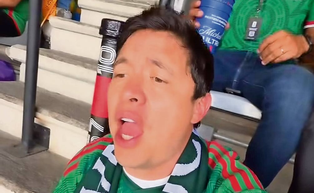 Armando Hernández también gritó
de emoción desde las gradas. Foto: Instagram y Cortesía