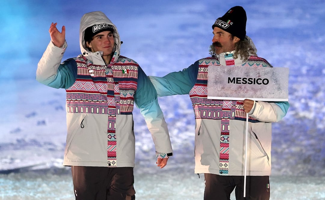 Lasse Gaxiola en la ceremonia de inauguración de los Juegos Olímpicos de Invierno - Foto: AP