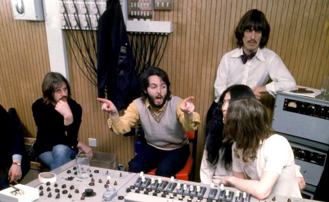 The Beatles grabando el disco "Let it Be". Foto: Archivo