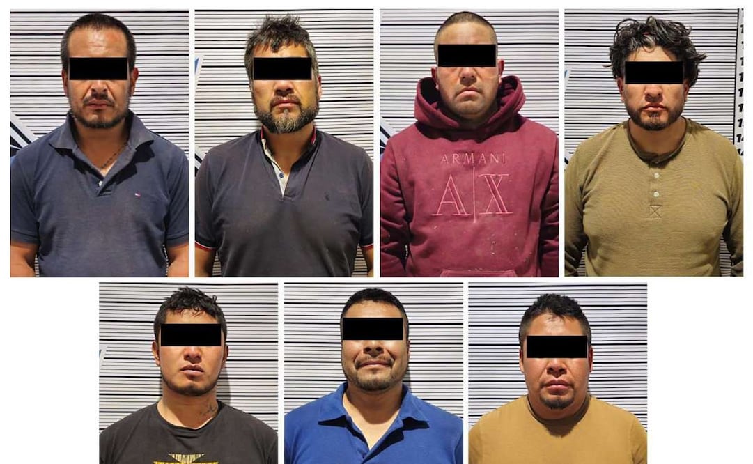 Autoridades detuvieron en Puebla a siete integrantes del grupo delincuencial denominado “Los Bukanas”. Foto: Especial