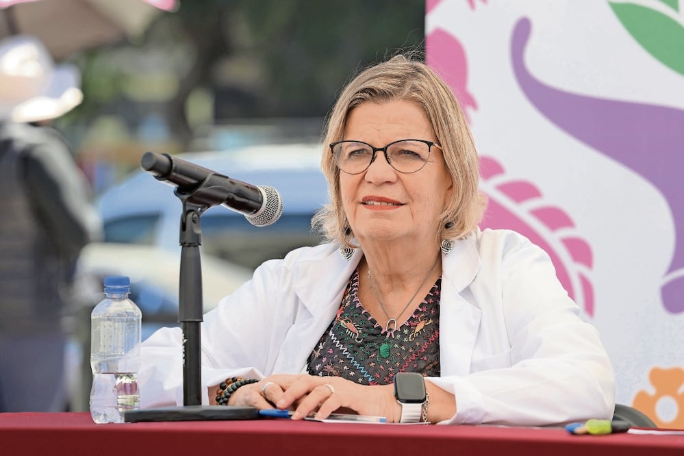Nadine Gasman dijo que confirmar las muertes por sarampión tarda por los estudios que se realizan. Foto: Archivo EL UNIVERSAL
