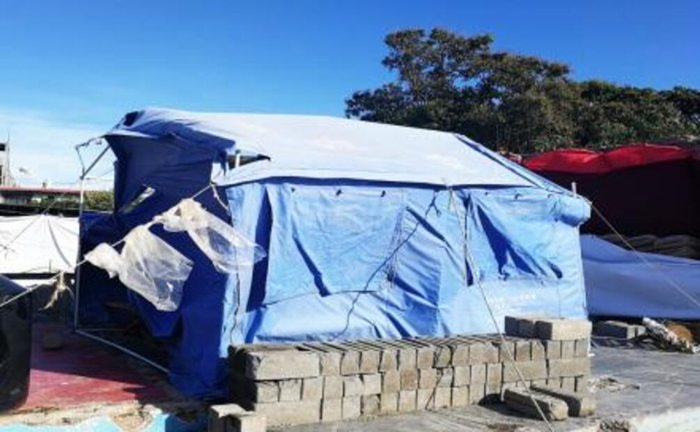 "Nadie duerme aquí; el frío atraviesa todo", dice damnificada de Juchitán