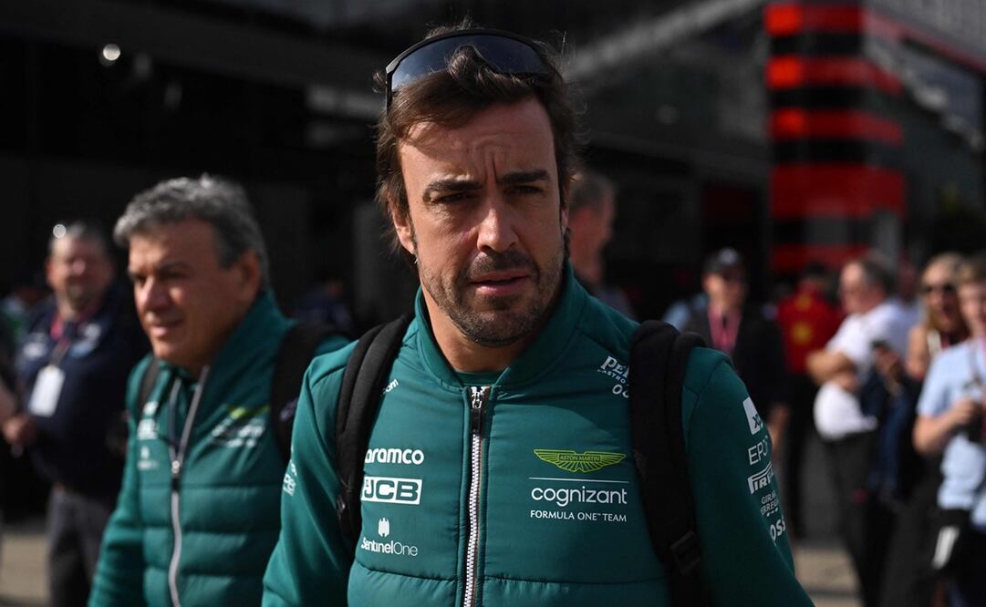 Fernando Alonso durante el Gran Premio de Gran Bretaña - Foto: AFP