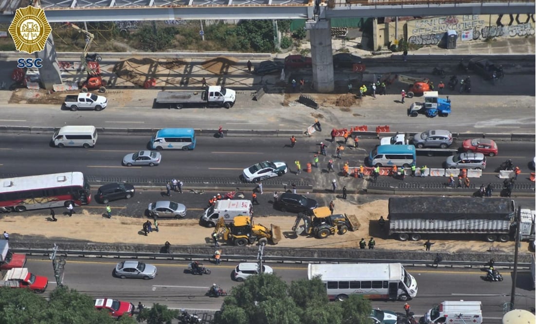 Carambola de autos. Foto: especial