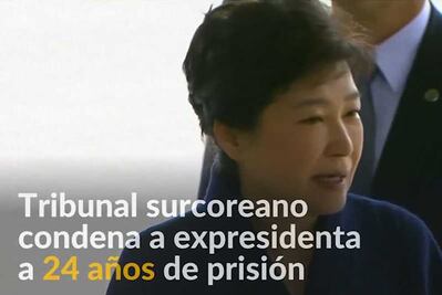 Condenan a 24 años de prisión a ex presidenta de Corea del Sur por corrupción