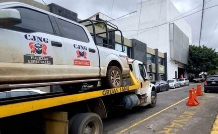 Catean rancho de "El Barbas", jefe regional del CJNG en Michoacán; él escapa, pero aseguran 10 vehículos, drogas y armas