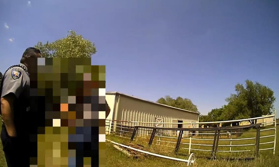 El gemido de la cabra parecía la palabra 'help'. Foto: Tomada de video