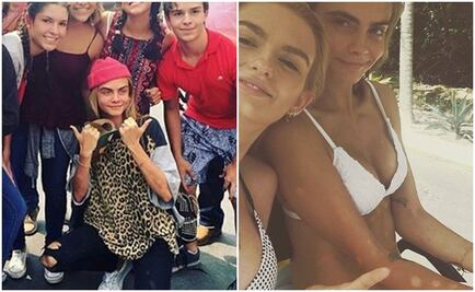 Cara Delevingne visita Six Flags México