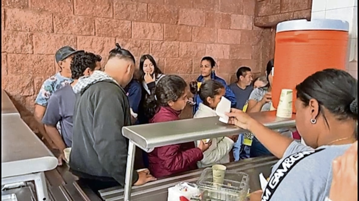 La casa del migrante recibió a 160 personas en su primer día. Foto: Especial