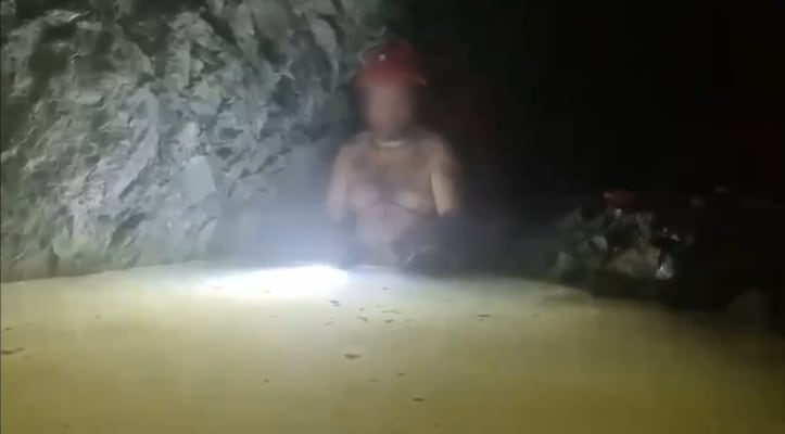 VIDEO: "Zapata, todo va a estar bien, te vamos a sacar de aquí"; así rescataron buzos del Ejército a minero en Sinaloa 