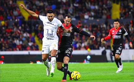 Atlas y Pumas no se hacen daño en el duelo adelantado de la Jornada 9; empate sin goles en el Jalisco