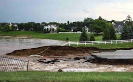 Fallecen 5 personas tras inundaciones en Indiana; evacúan a cientos de personas