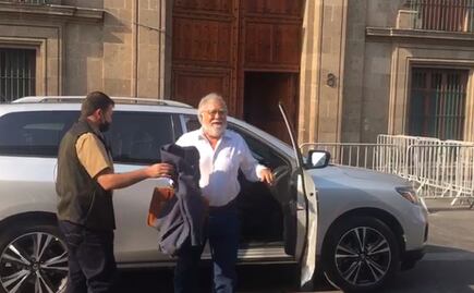 “Ya saben”, responde Encinas a reporteros sobre versión de viaje a Israel para hablar con Tomás Zerón