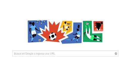 Google festeja el Mundial Femenil con doodle