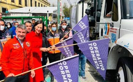 Alcaldías Álvaro Obregón, Benito Juárez y Miguel Hidalgo lanzan "Operativo Tormenta" para atender emergencias por lluvias