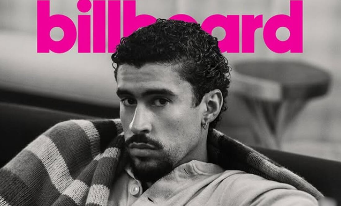 Bad Bunny es escogido por la revista Billboard como el máximo artista latino del siglo XXI.
Foto: Revista Billboard.